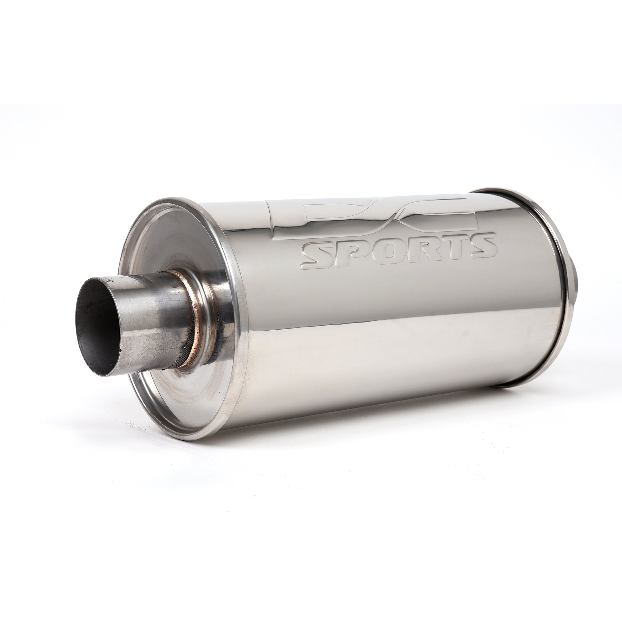 DC Sports Universal Round Muffler 2.5