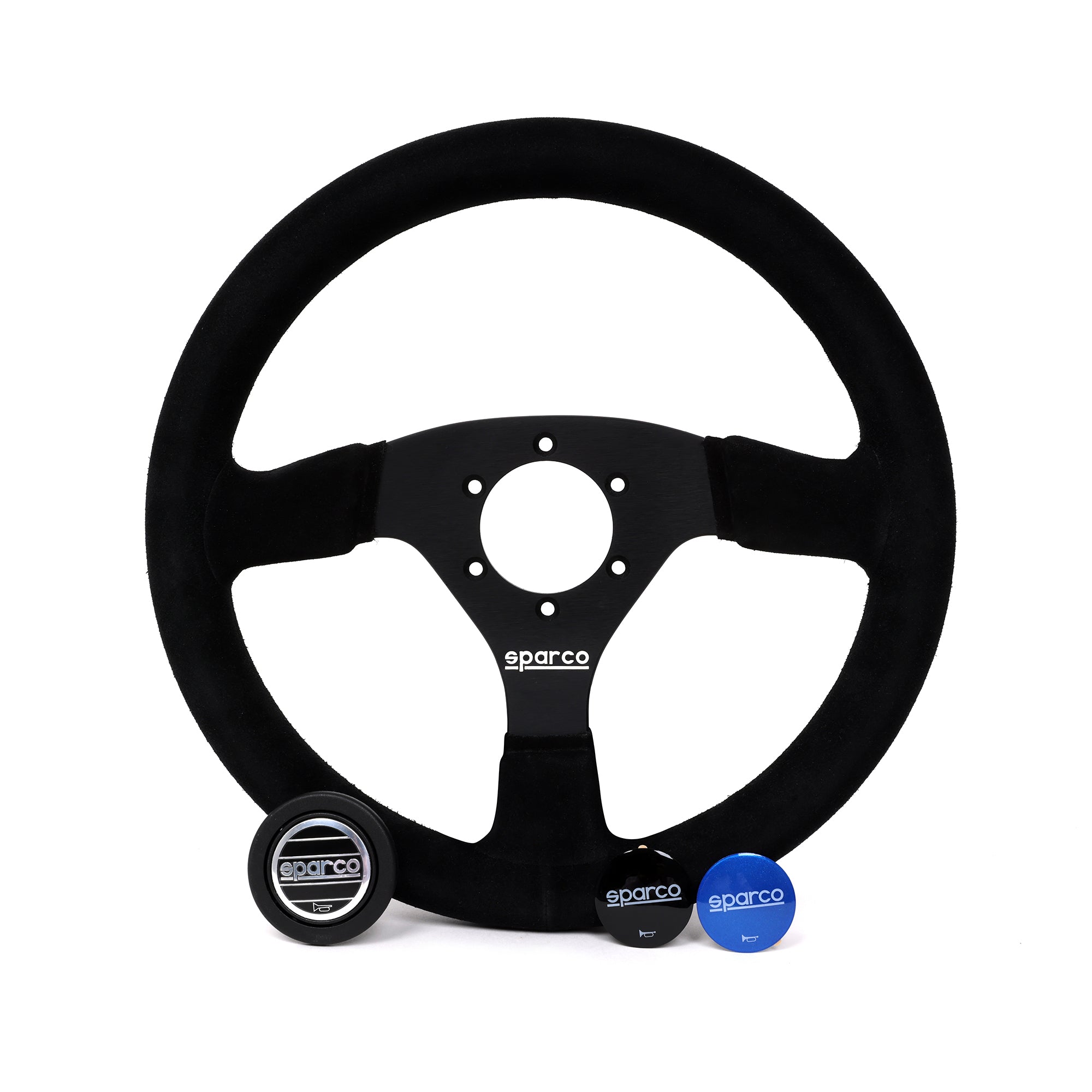 Sparco Steering Wheel 323 - Suede Black – DC Sports