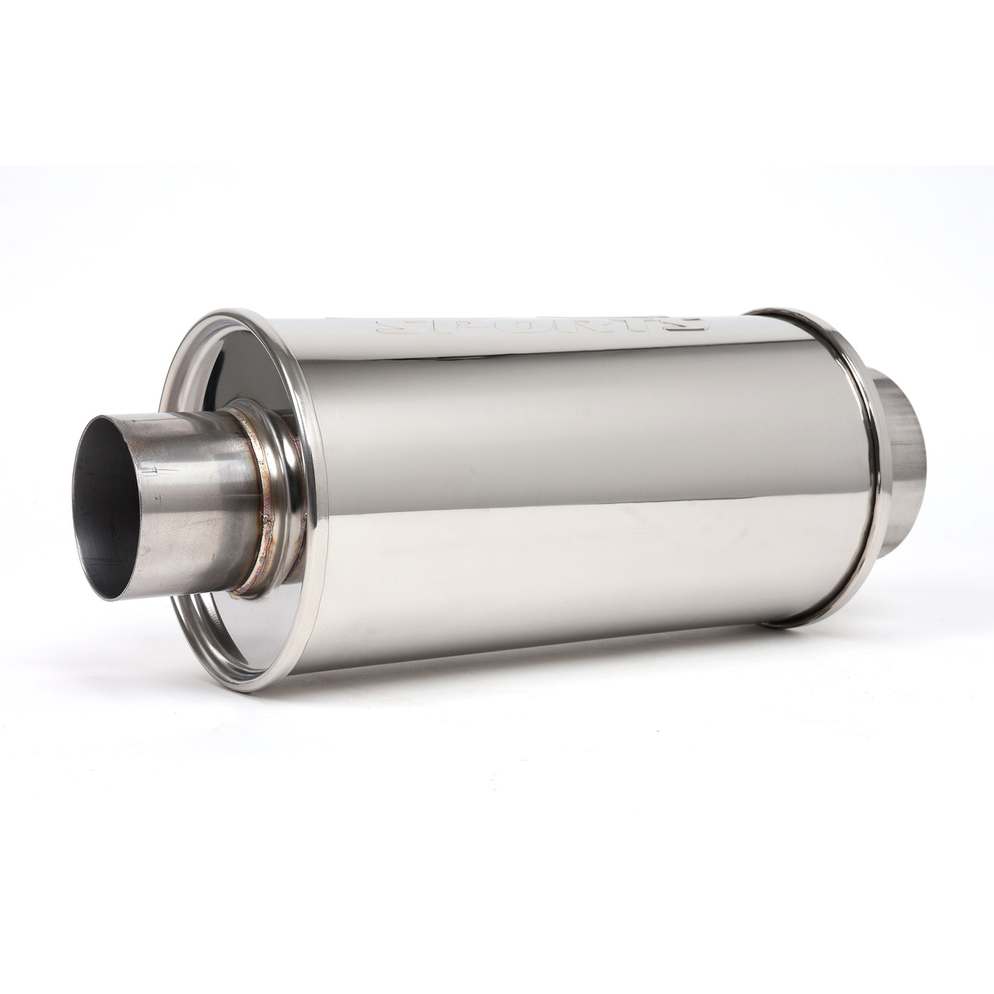 Universal 3” Exhaust Resonator – Stainless Steel, 16” Body, Weld-On
