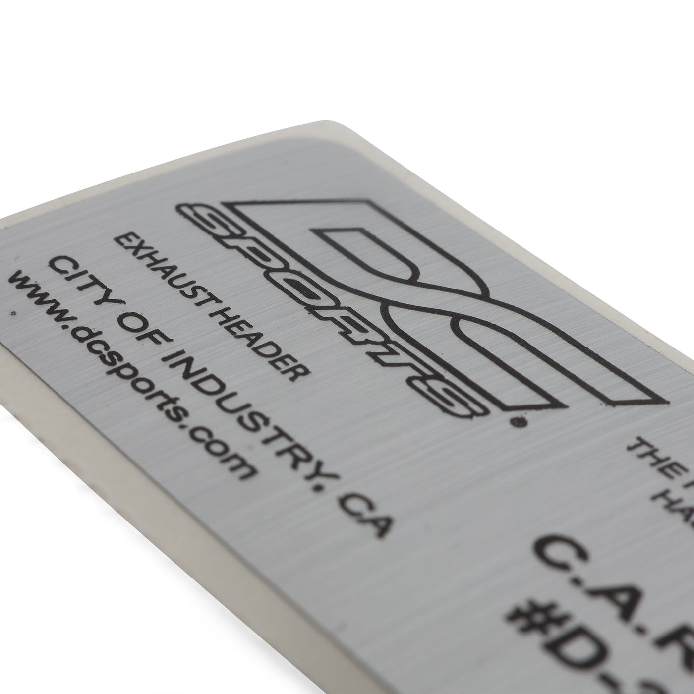DC Sports CARB Sticker D-370-14 (For Headers)