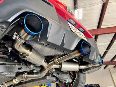 DC Sports Stainless Steel Exhaust System DC Sports Triple Exit Exhaust (23+ GR Corolla)