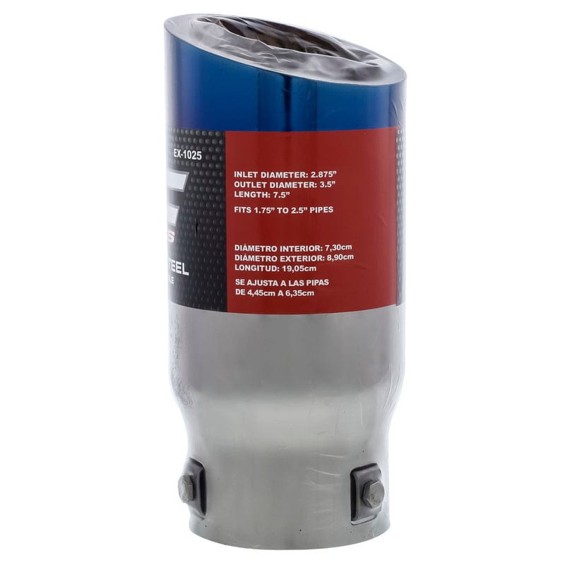 DC Sports Exhaust Tip DC Sports Burnt Bolt On Slant Cut Exhaust Tip 2.875"/3.5"
