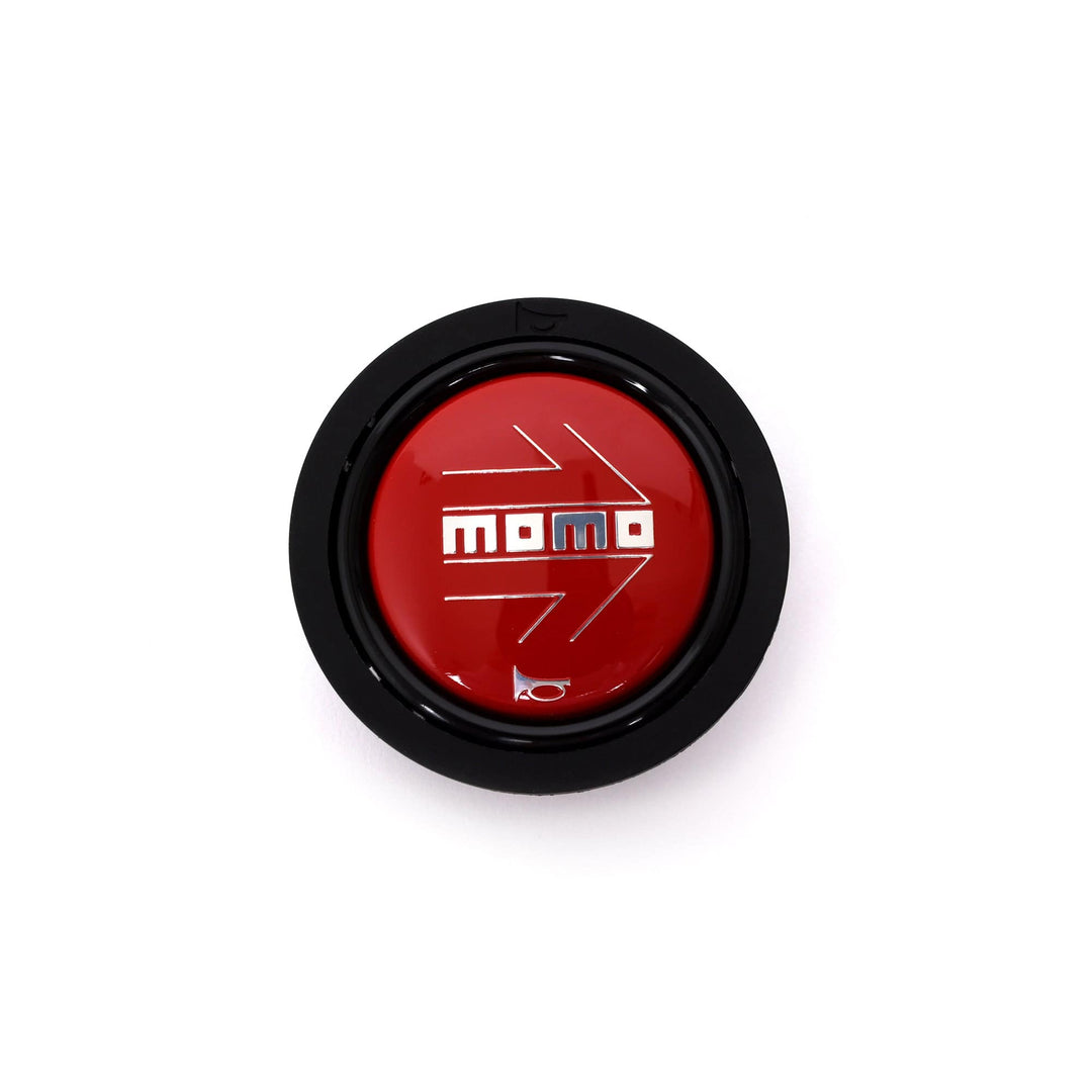 Momo Montecarlo Leather Steering Wheel 320 mm - Black/Red Stitch