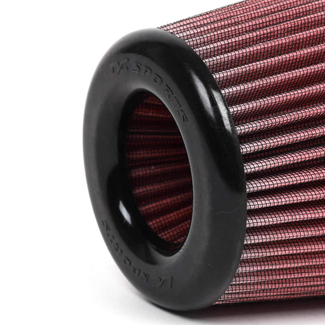 New K&N KNN 76mm or 3 Diameter Inlet Dry Air Intake Filter (RED) Un