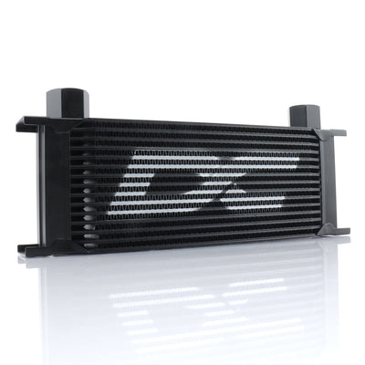 DC Sports Oil Cooler No Fittings DC SPORTS 15 ROW UNIVERSAL OIL COOLER; BLACK