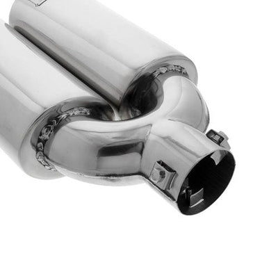DC Sports Exhaust DC Sport Polished Stainless Universal Bolt On Exhaust Tip 2.375" 5 Inlet 3.75" Outlet