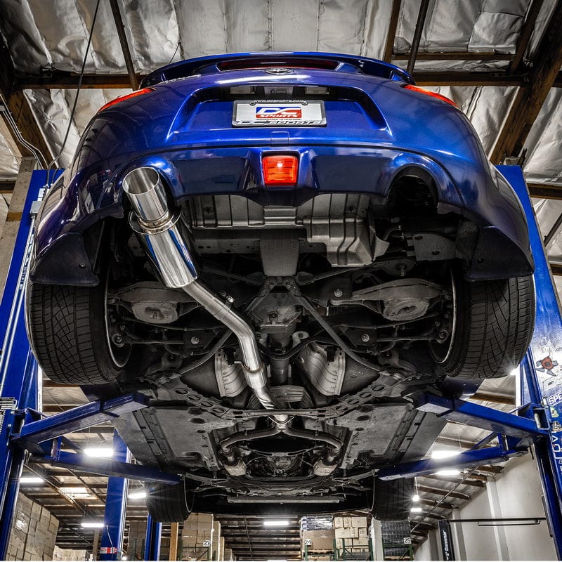 DC Sports Single Canister Exhaust 09 21 Nissan 370Z Burnt