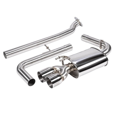 DC Sports Exhaust Polished DC Sports Catback Single Canister Exhaust (18-22 CAMRY)